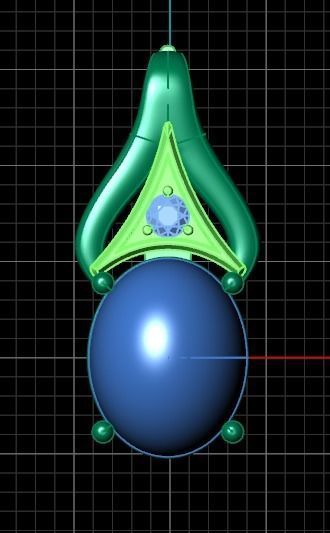 Earrings  dp 1 3D print model_10