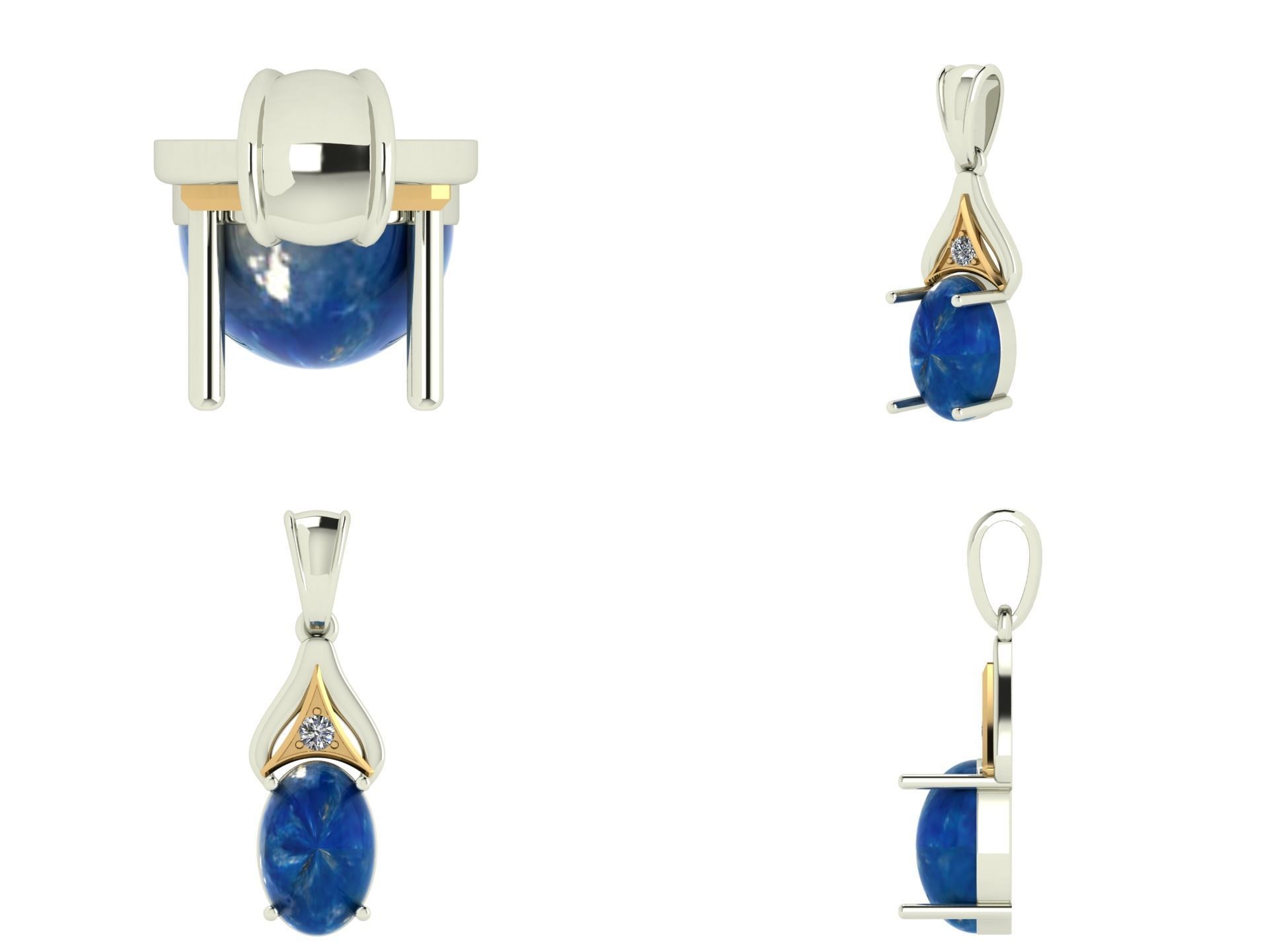 Pendant  dp 1 3D print model_4