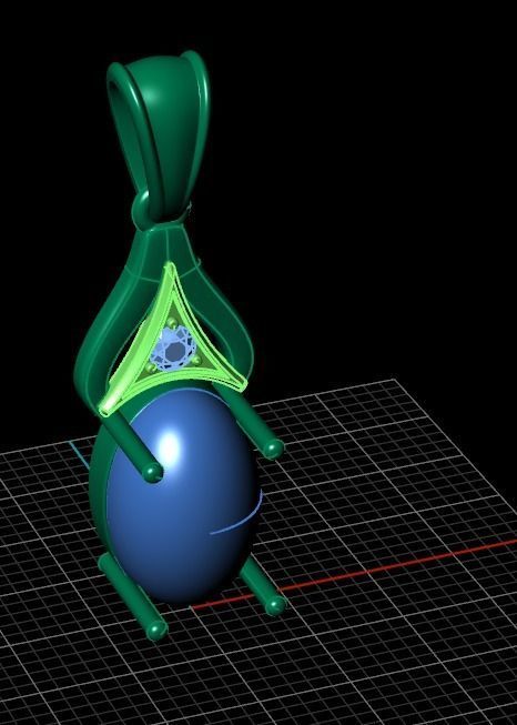 Pendant  dp 1 3D print model_8