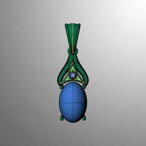 Pendant  dp 1 3D print model_2