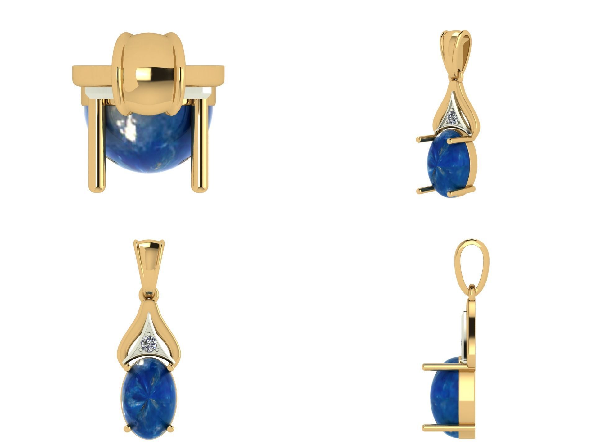 Pendant  dp 1 3D print model_3