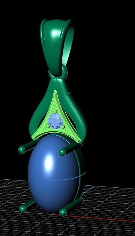 Pendant  dp 1 3D print model_10