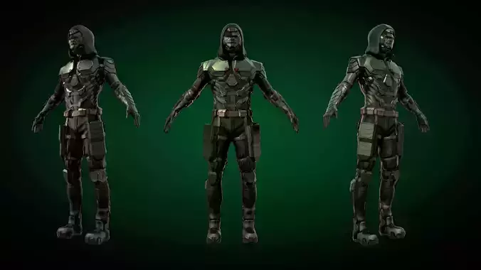 Arrow armored modern Suit 