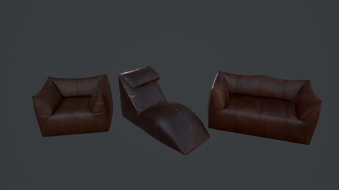 Italia Style Chairs Low-poly 3D model