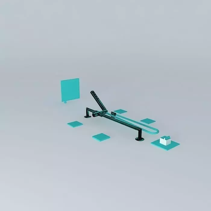 Rubinet shower suite Matthew Quinn collection Free 3D model_0