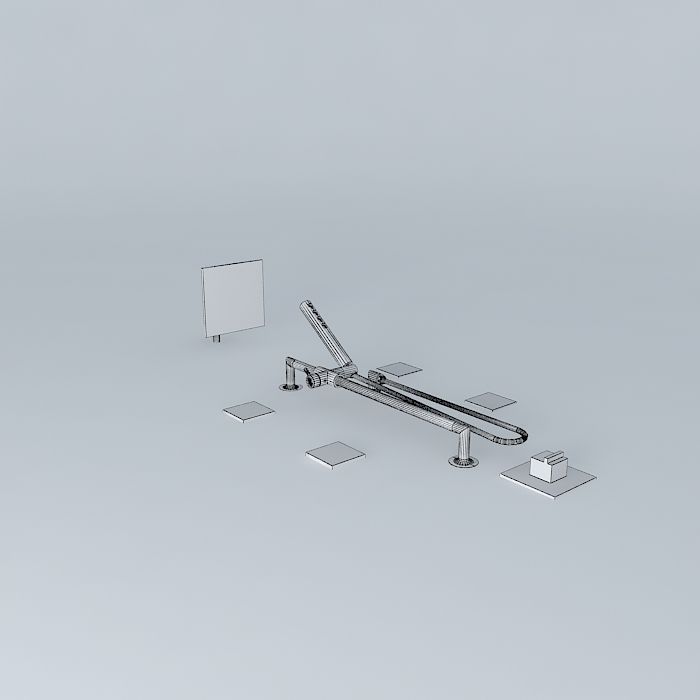 Rubinet shower suite Matthew Quinn collection Free 3D model_3