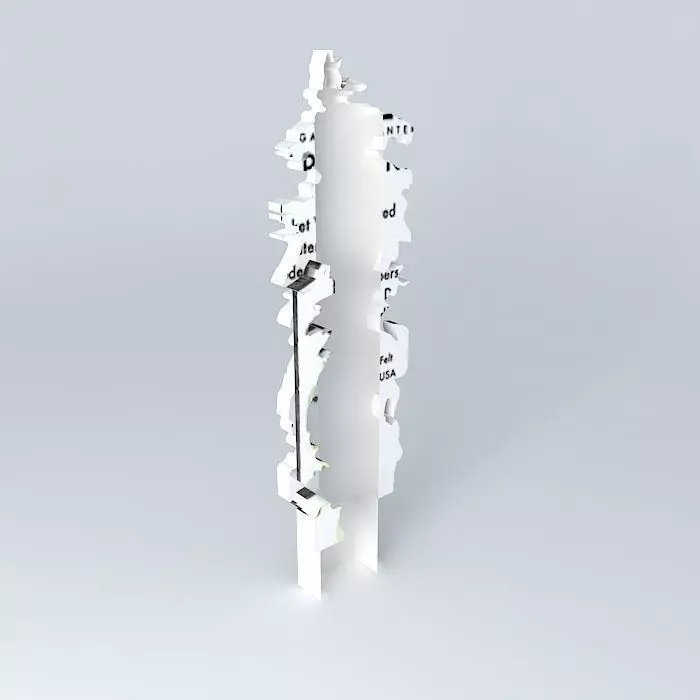 Vertical garden Decoration Free 3D model