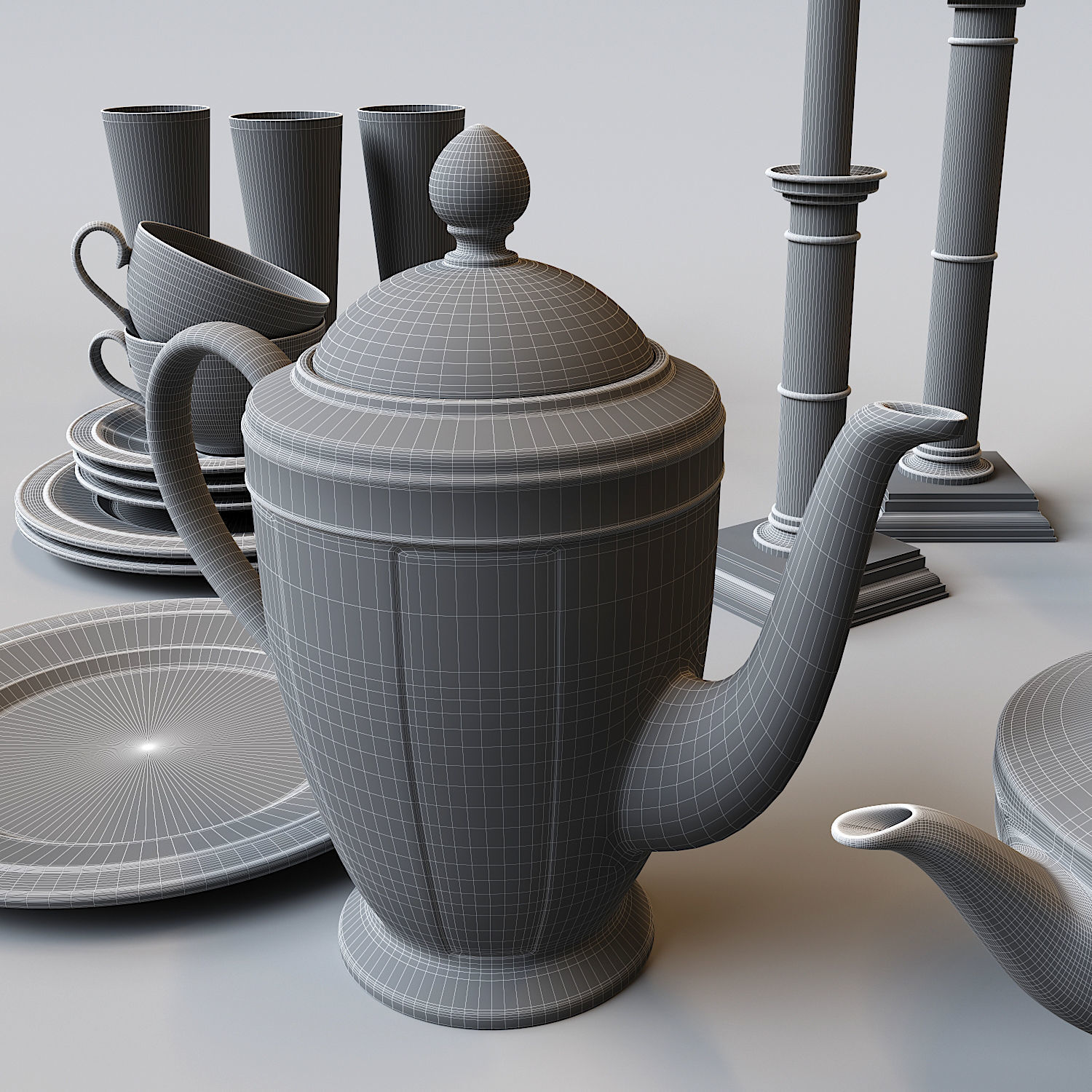 Villeroy Boch Gray Pearl 3D model | CGTrader