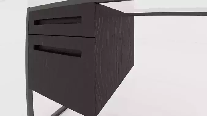 escritorio linea oda Low-poly 3D model