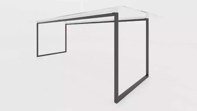 mesa de comedor linea oda Low-poly 3D model