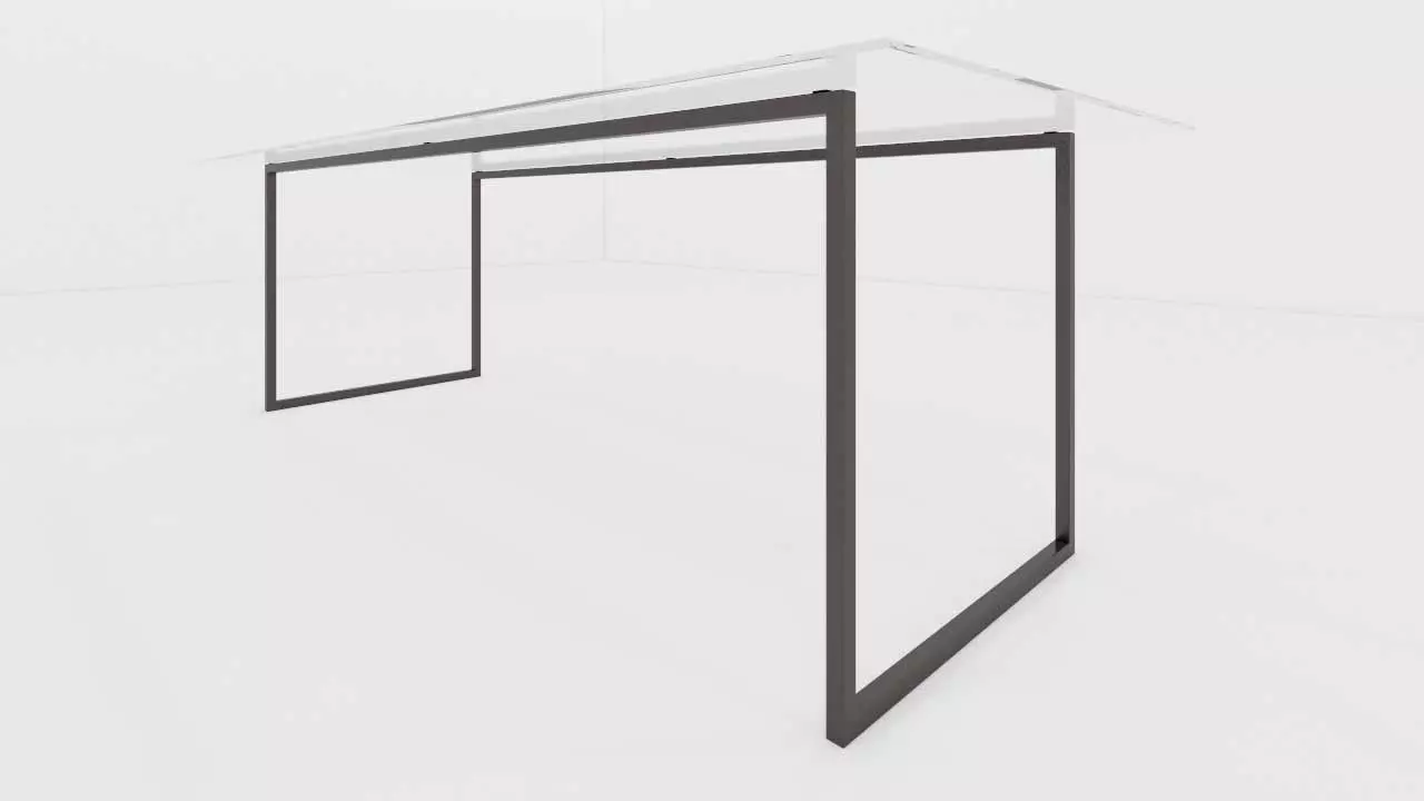 mesa de comedor linea oda Low-poly 3D model_0