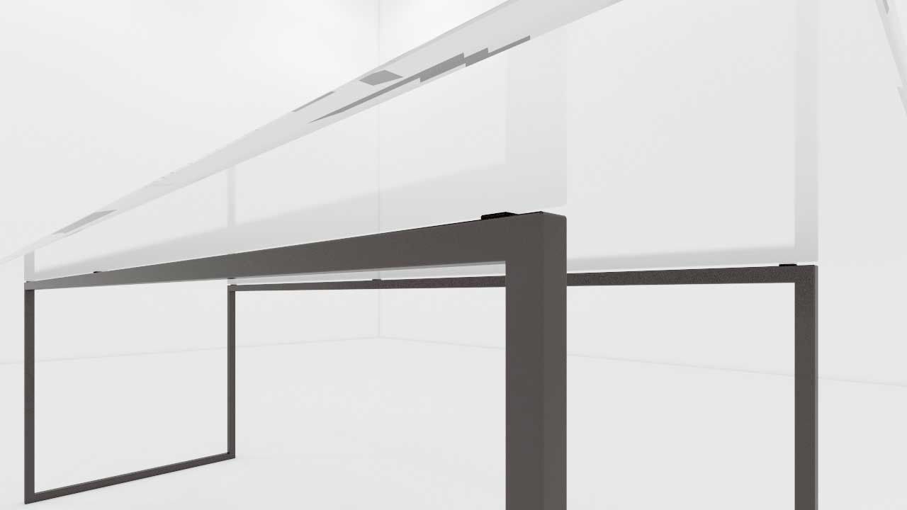 mesa de comedor linea oda Low-poly 3D model_2