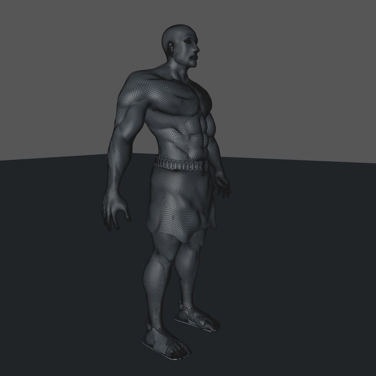 Human Man 3D model_11
