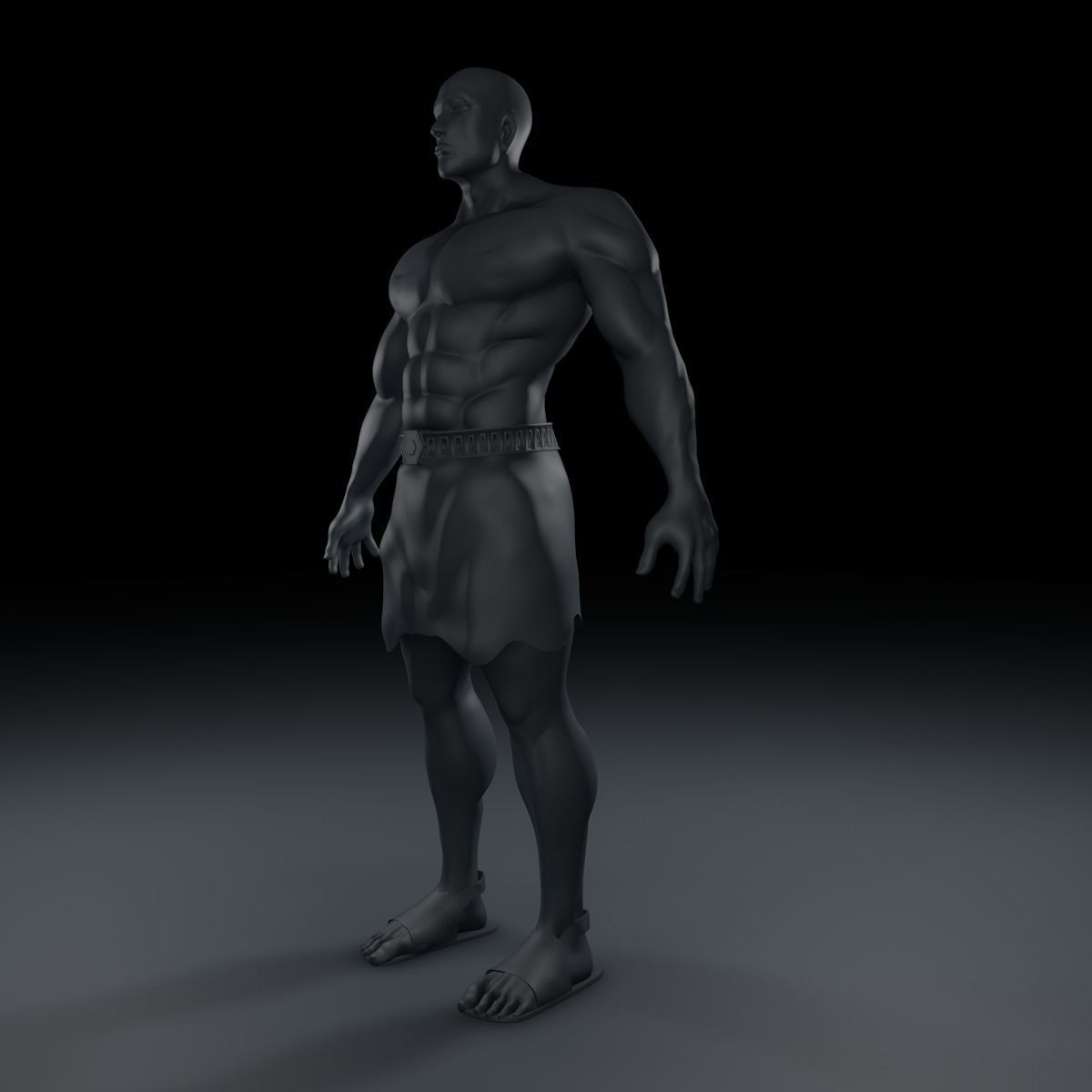 Human Man 3D model_1