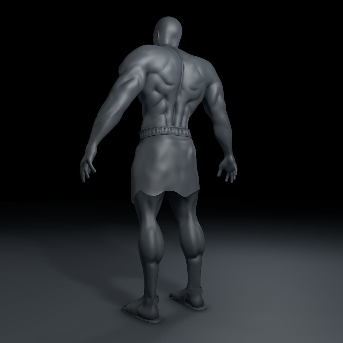 Human Man 3D model_2