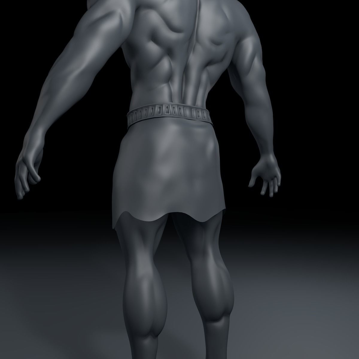 Human Man 3D model_7