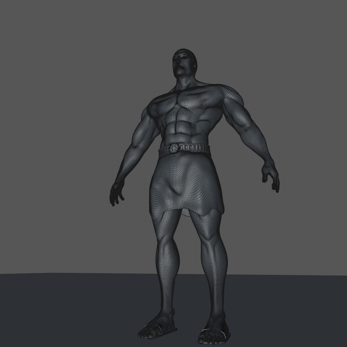 Human Man 3D model_12