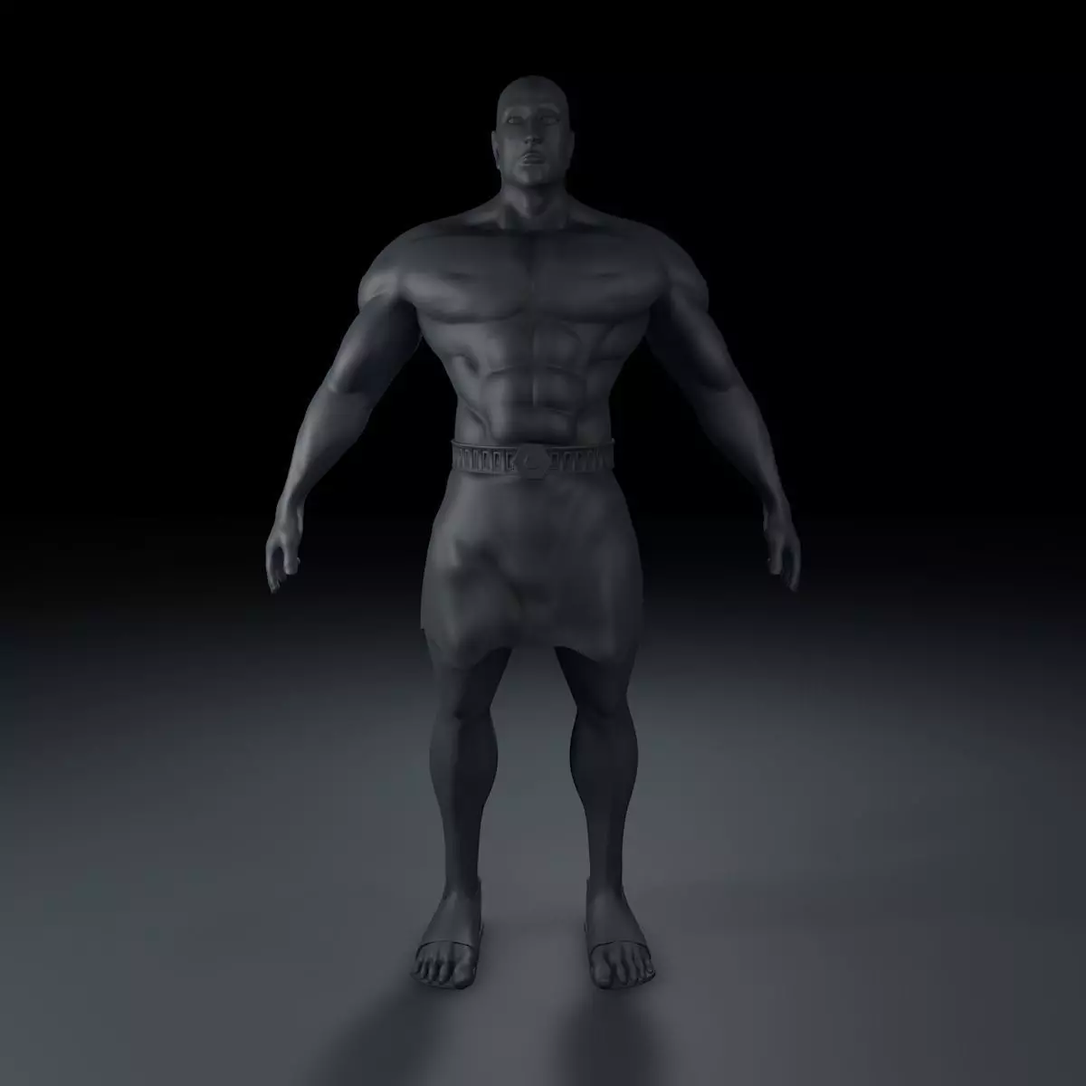 Human Man 3D model_0