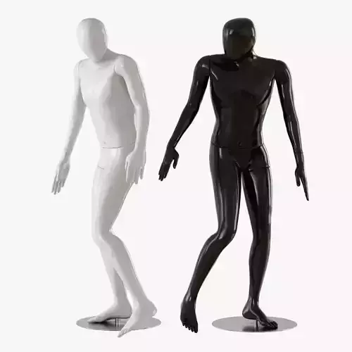 Abstract man mannequin 3D model