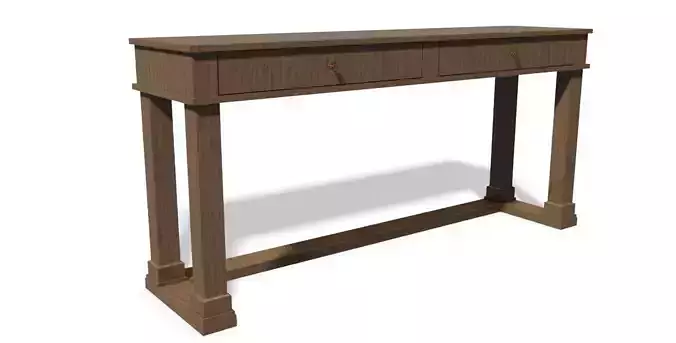 Console table with two drawers