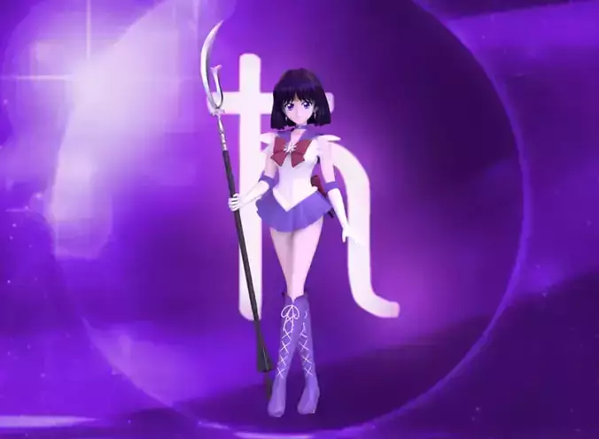 Sailor Saturn 3D model
