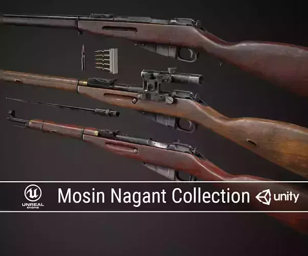 PBR Soviet Mosin Nagant Collection 