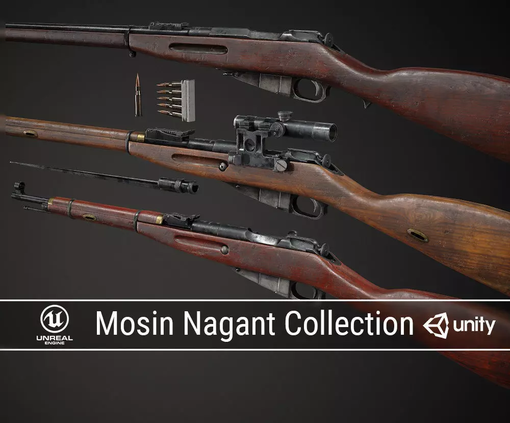 PBR Soviet Mosin Nagant Collection _0