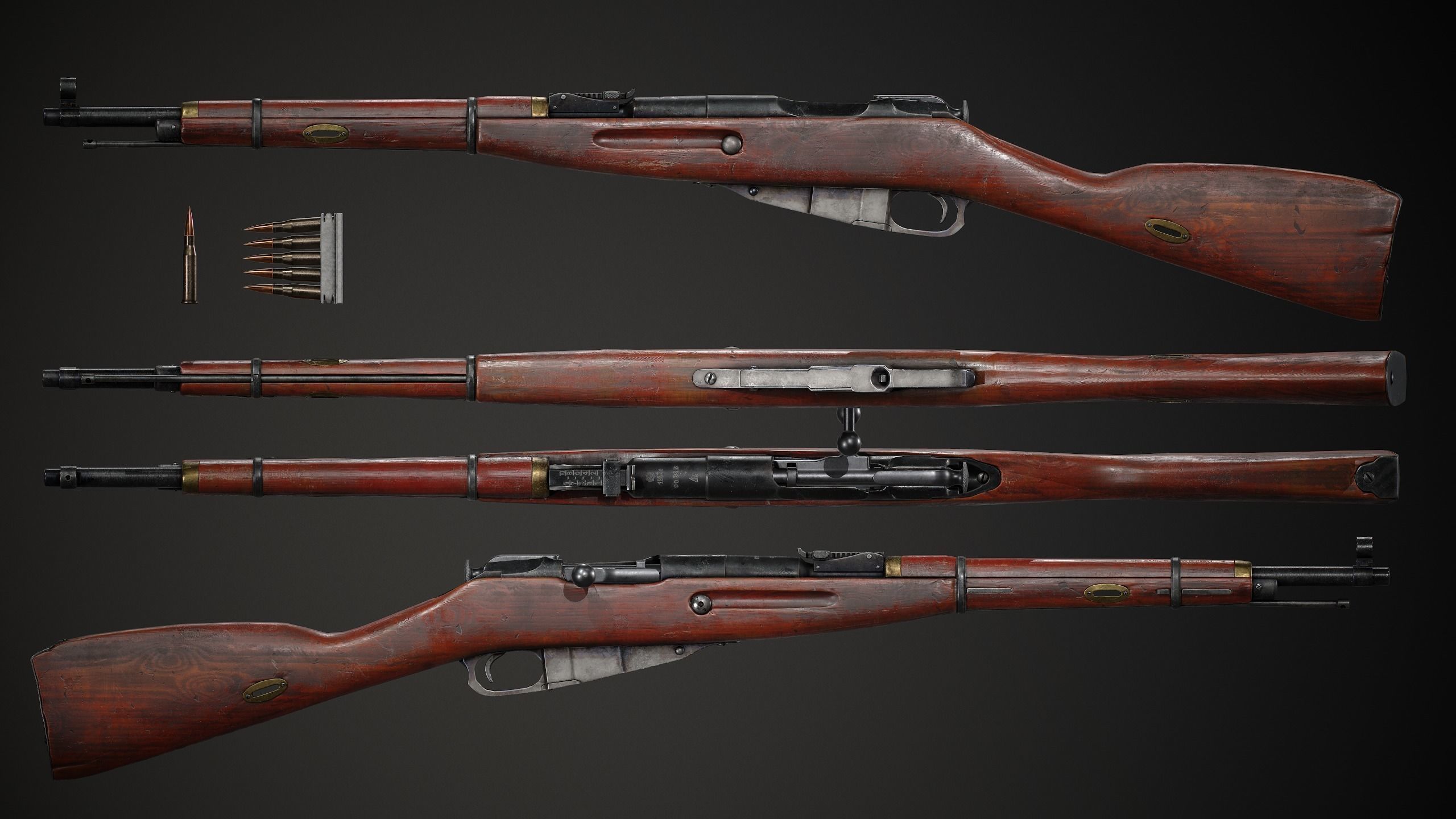 PBR Soviet Mosin Nagant Collection _4
