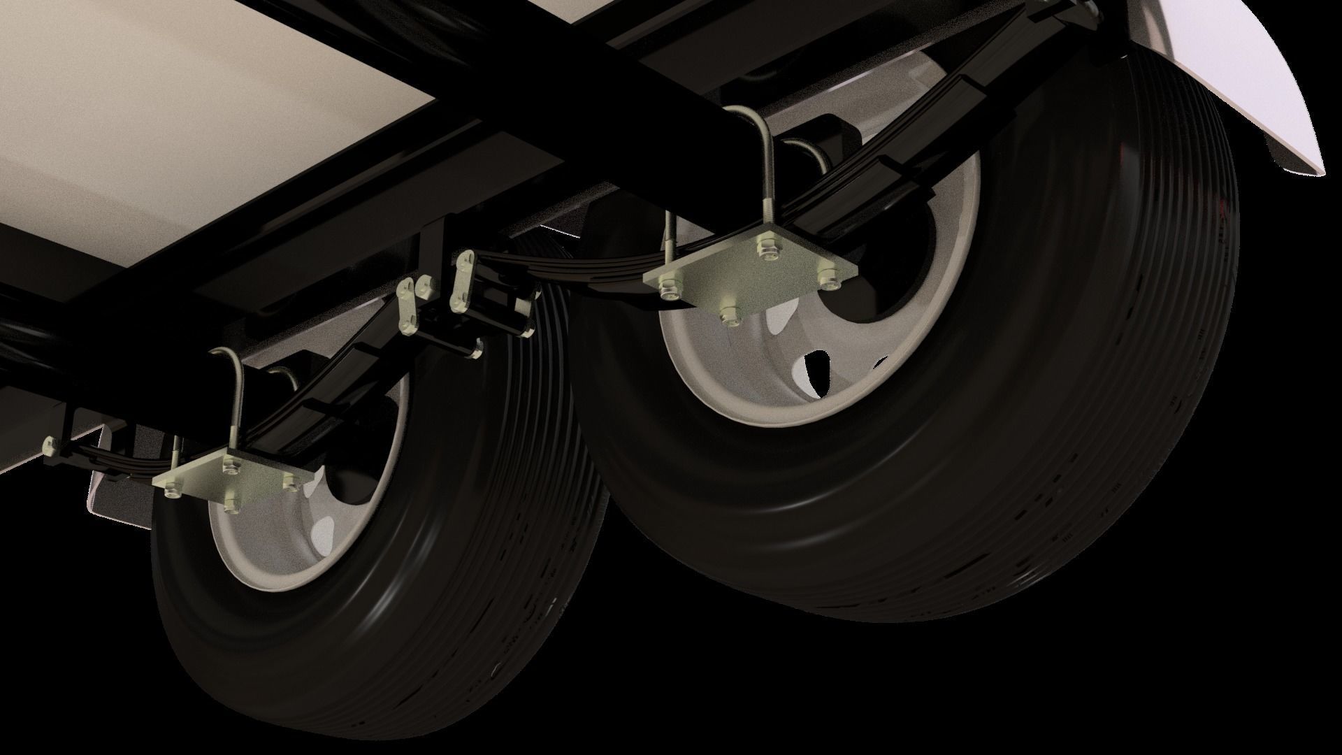 Cargo Trailer 3D model_5