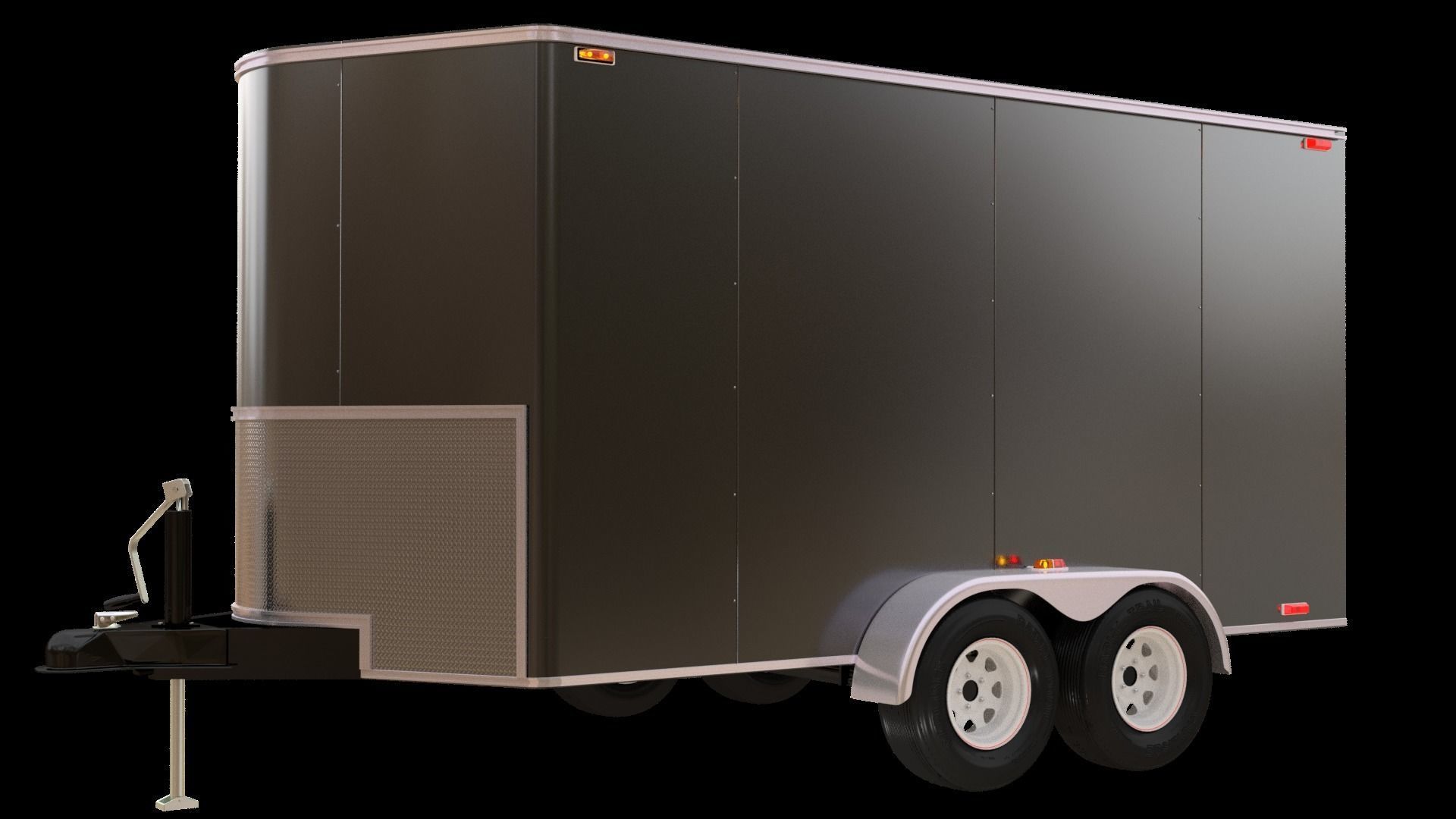 Cargo Trailer 3D model_1