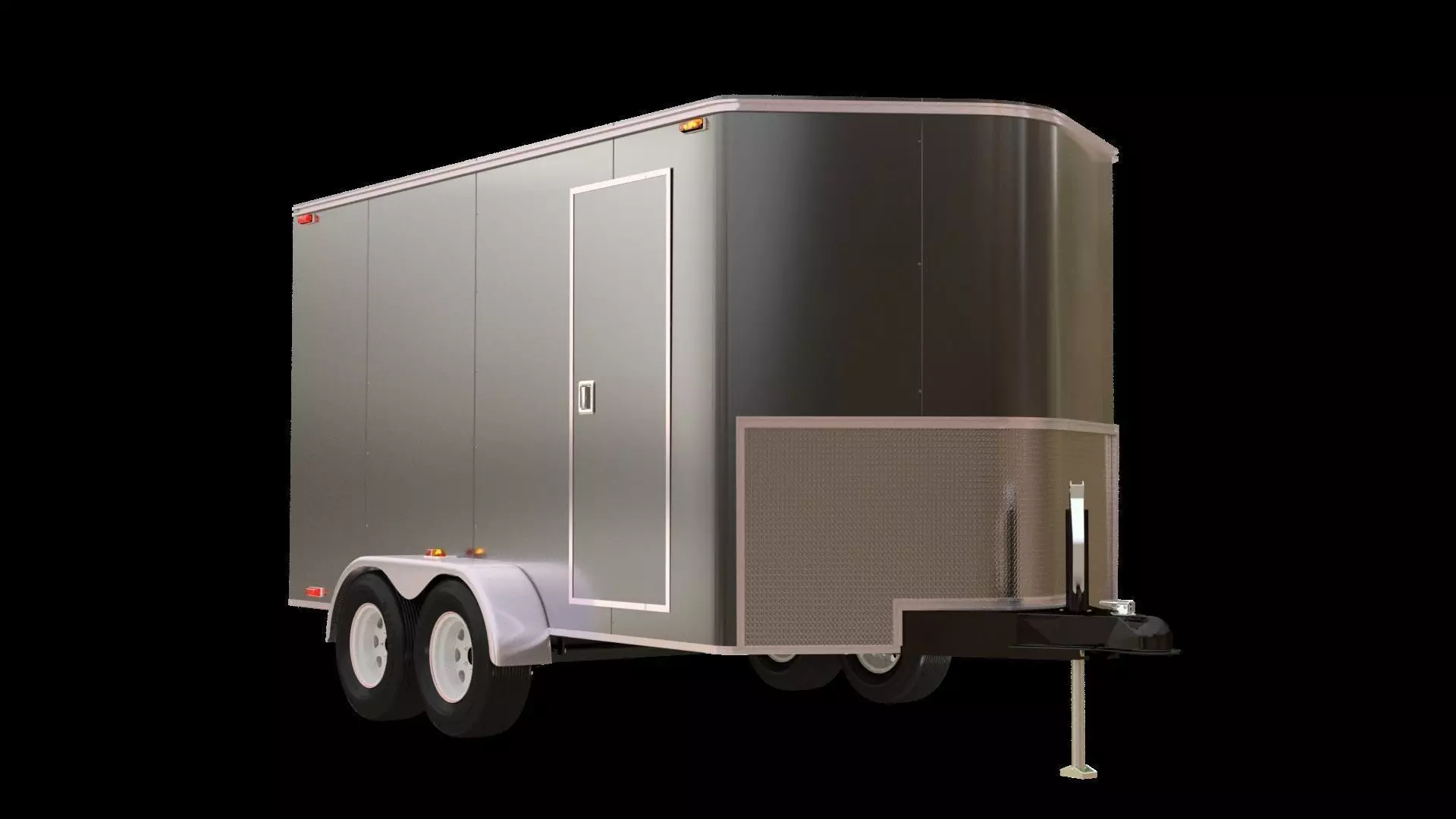 Cargo Trailer 3D model_0