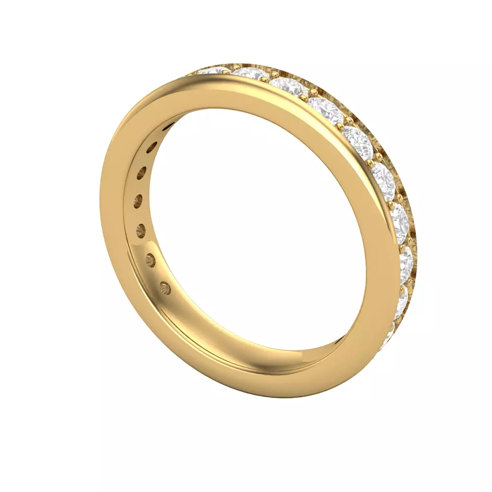 Wedding Band - 55 3D print model_0