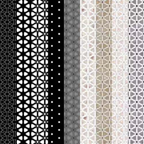 5x 8K Mosaic Marble Seamless Textures with Masks