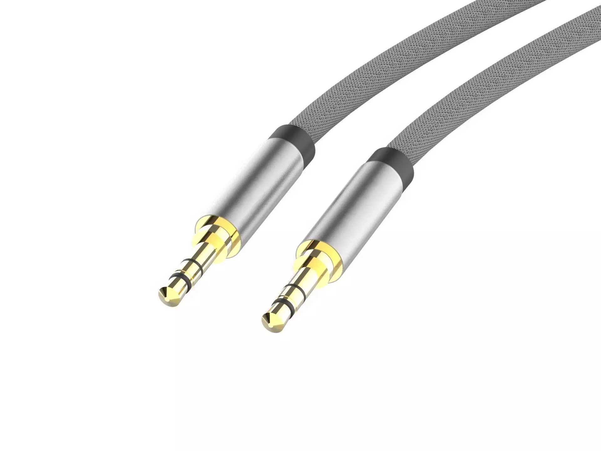 3D Handfree Aus Cable Audio Cable Low-poly 3D model