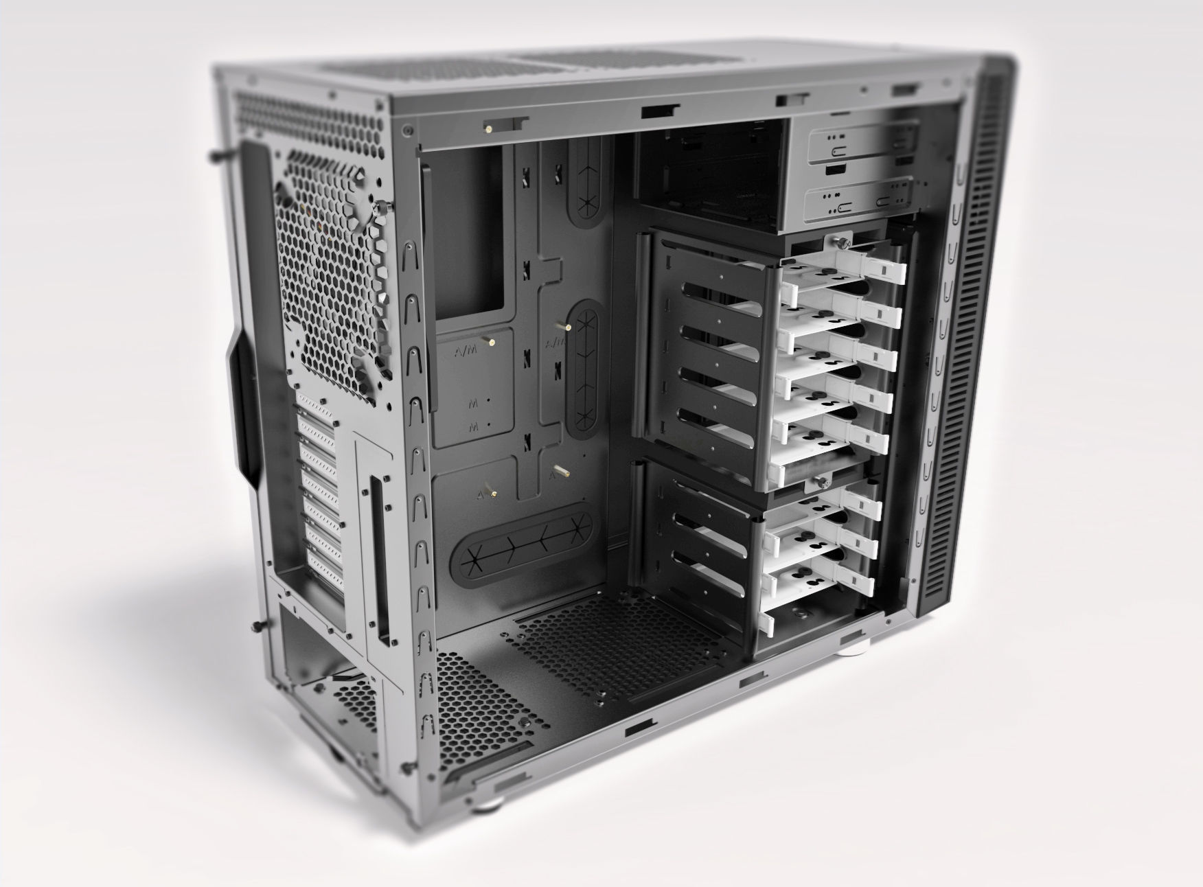Fractal Design Define R4 PC Case 3D model_3