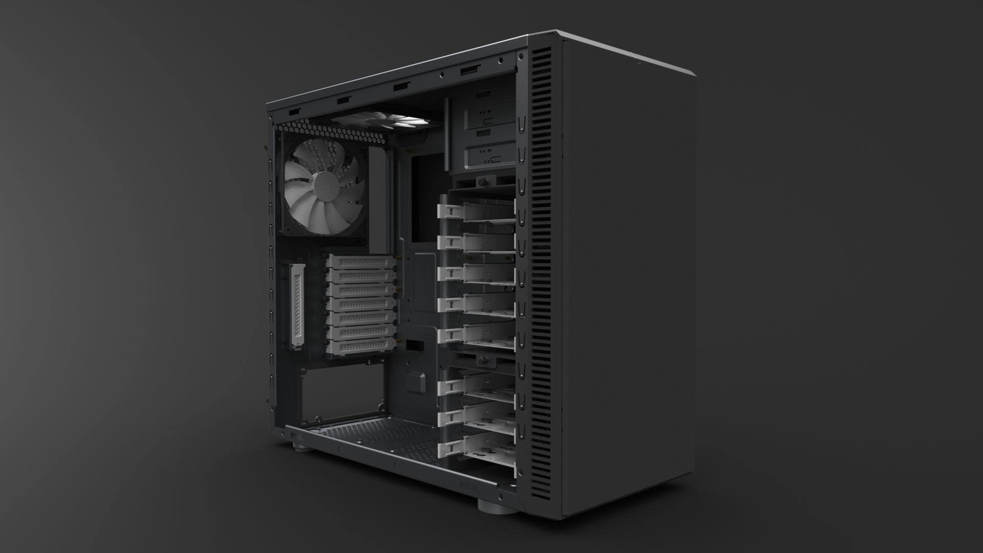 Fractal Design Define R4 PC Case 3D model_8