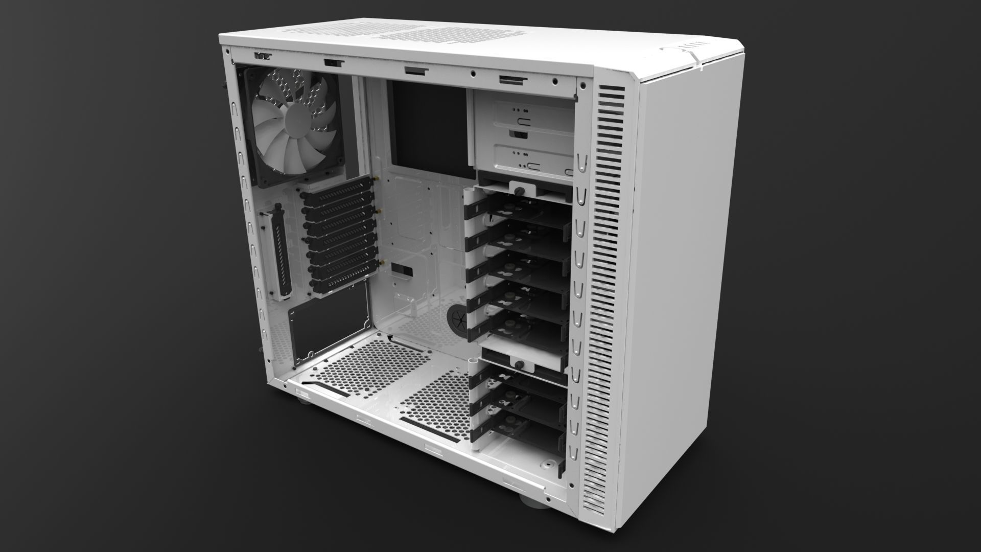 Fractal Design Define R4 PC Case 3D model_4