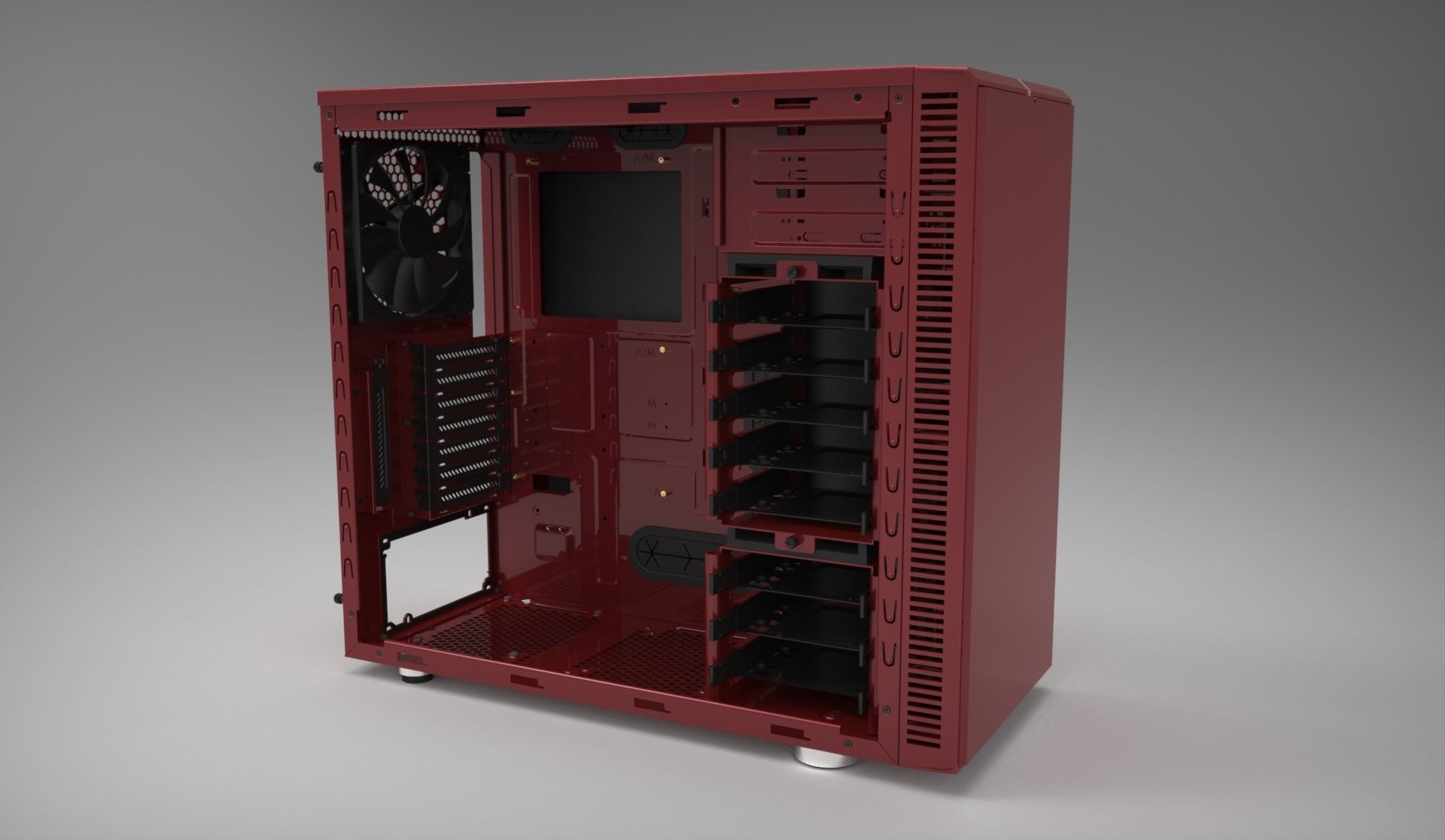 Fractal Design Define R4 PC Case 3D model_16