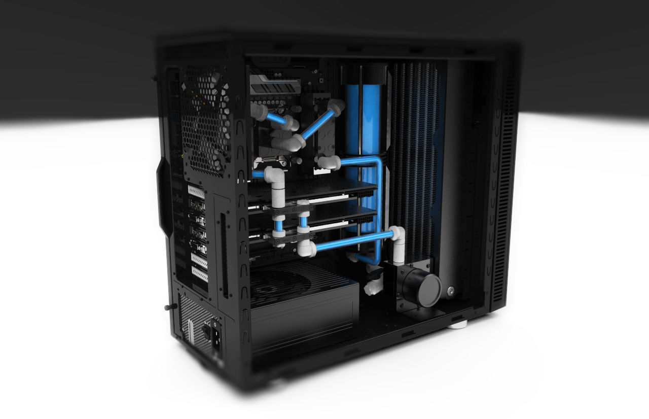 Fractal Design Define R4 PC Case 3D model_13