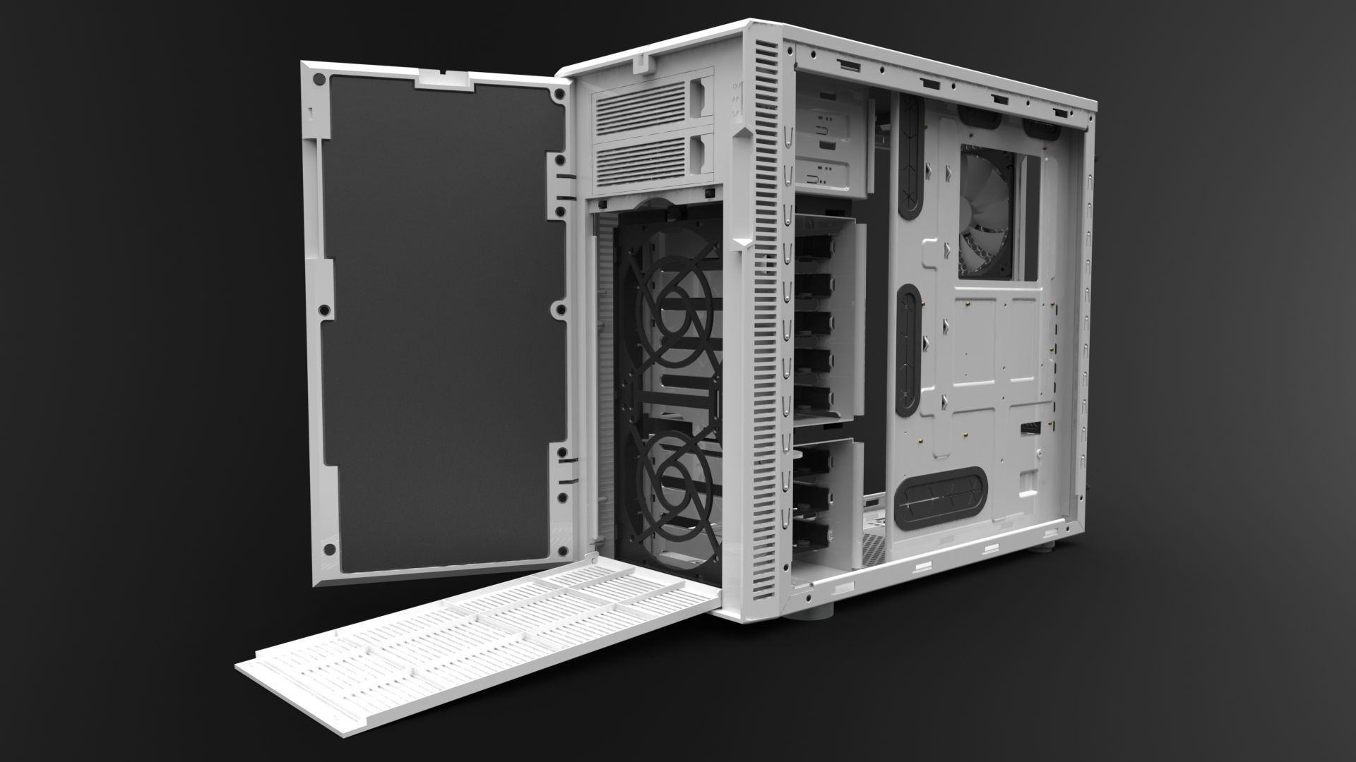Fractal Design Define R4 PC Case 3D model_6