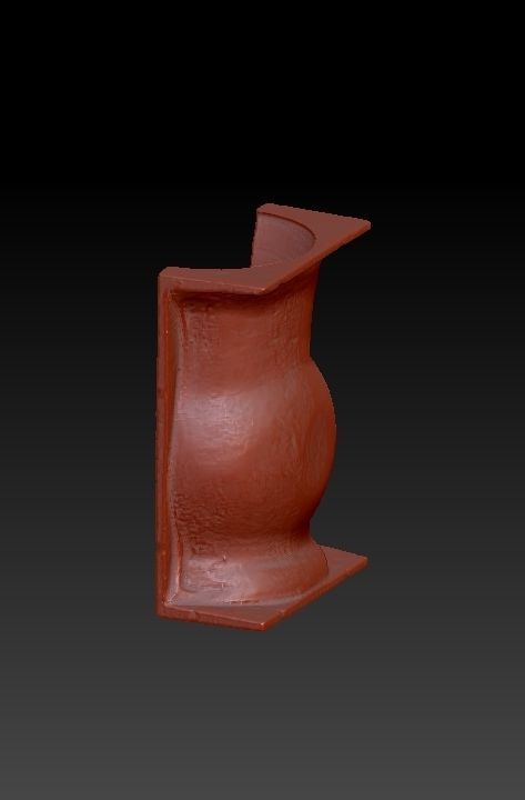 Concrete Vase Mold 3D print model H25cm 3D print model_1