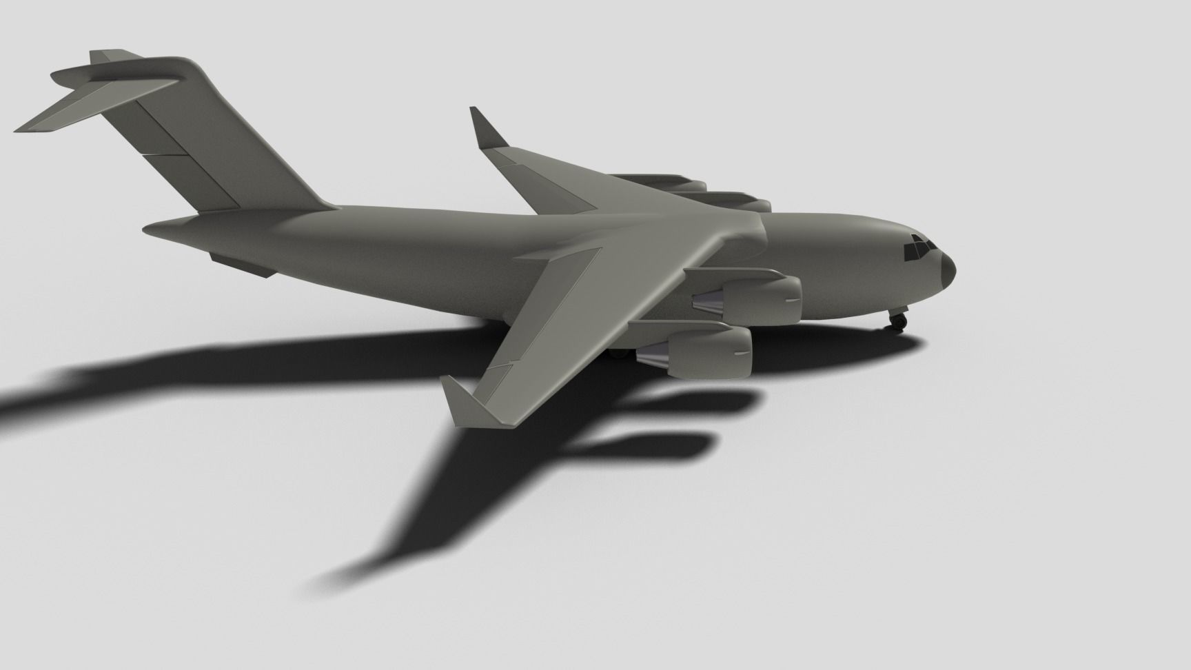 Globemaster Airplane Free 3D model_3