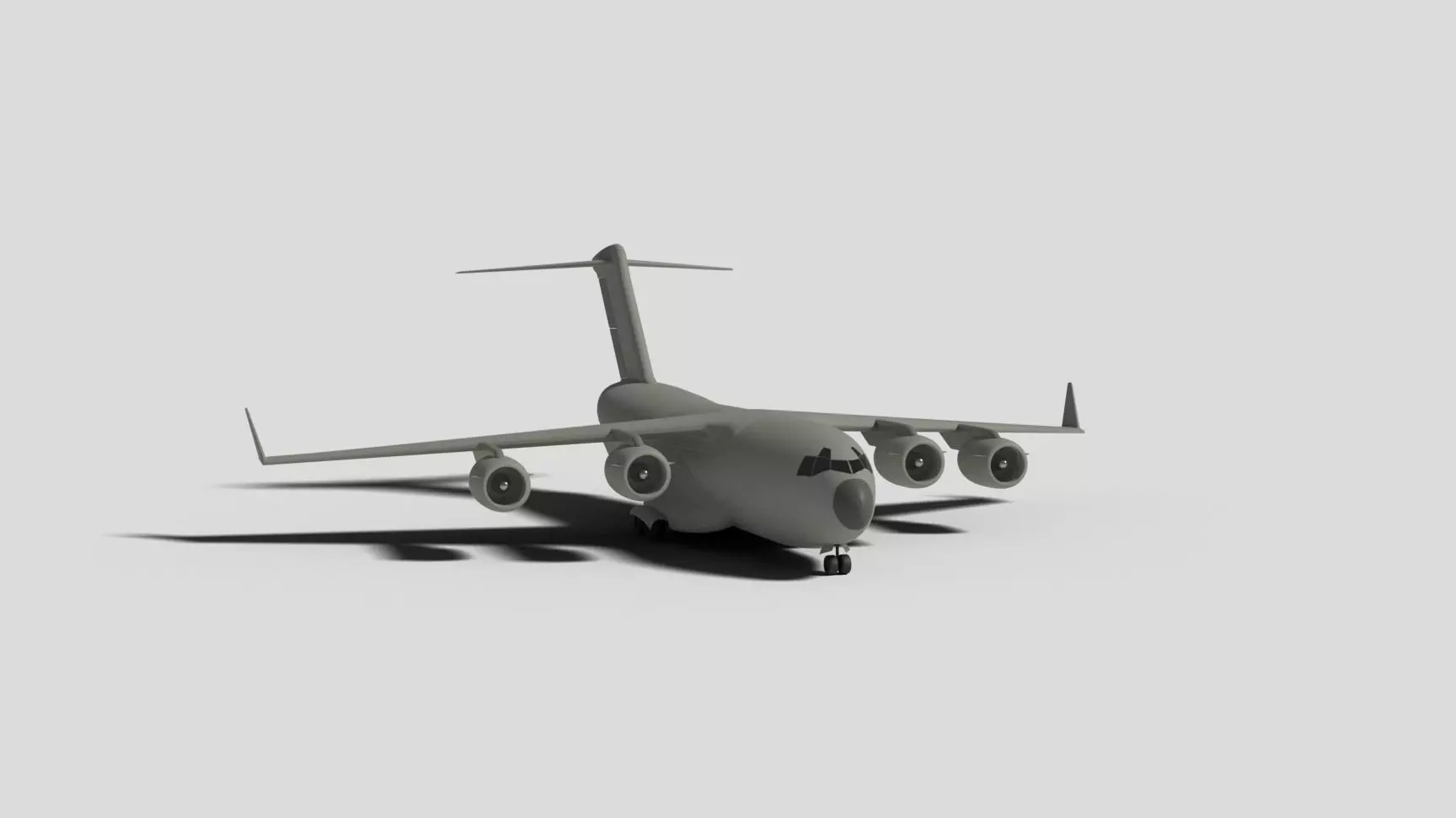 Globemaster Airplane Free 3D model_0