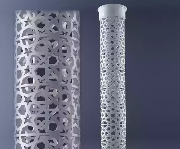 ARABESQUE COLUMNS Free low-poly 3D model