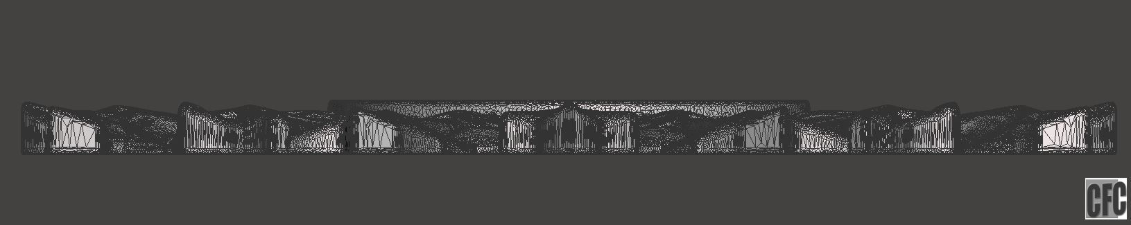 Woodcarving frame for mirrors or pictures - 3d model for CNC 3D print model_8