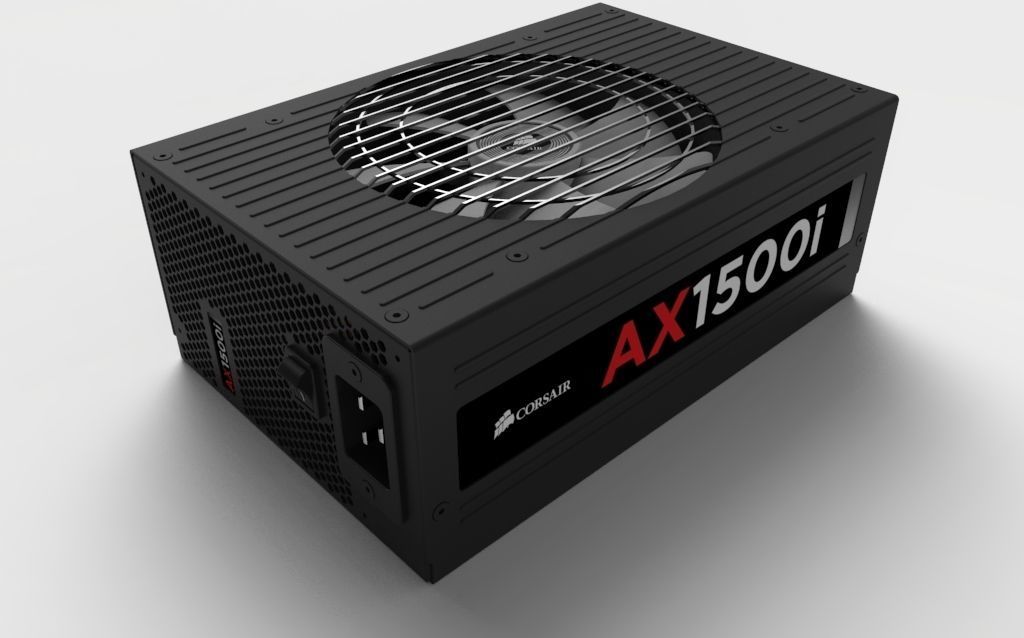 Corsair AX1500i PSU 3D model_2