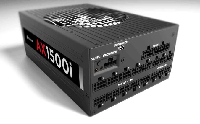 Corsair AX1500i PSU 3D model
