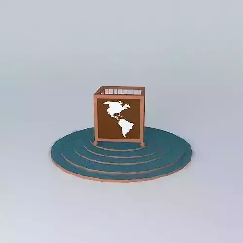 Source of Communication Oscar Tusquets. San Fernando Free 3D model