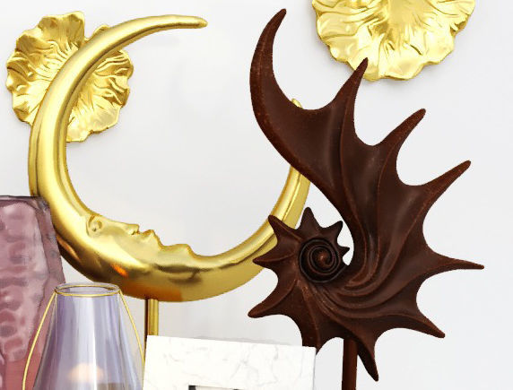 Decorative set Sculptures for the hall 3D model_4