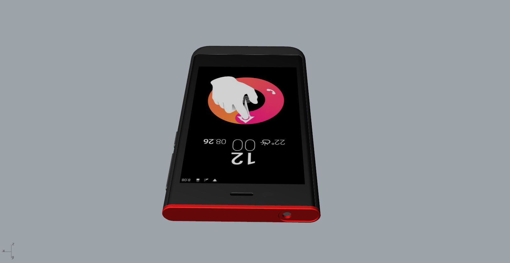 Obi Worldphone SJ1-5 black customizable design 3D print model_11